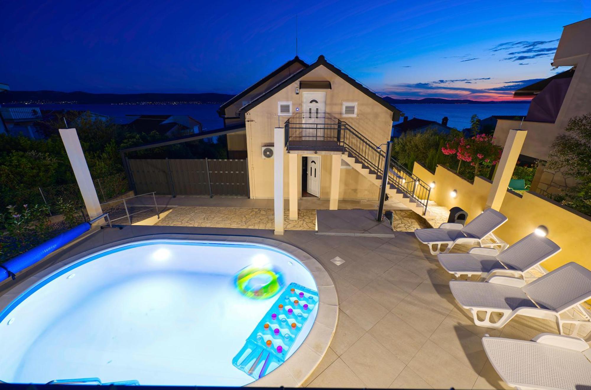 Villa More Sveti Petar Na Moru With Pool And Sea View ภายนอก รูปภาพ